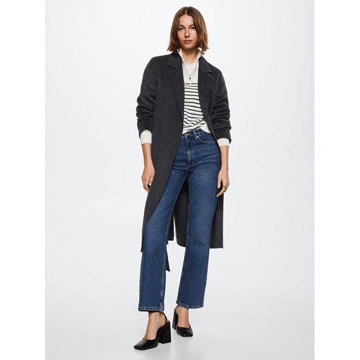 Mango Płaszcz wełniany Batin 37945129 Szary Oversize Mango XXS MODIVO promocyjna cena