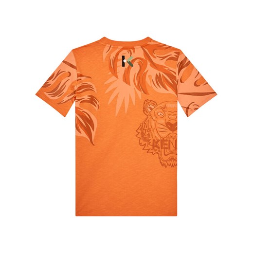 Kenzo Kids T-Shirt K25118 S Pomarańczowy Regular Fit Kenzo Kids 8Y okazyjna cena MODIVO