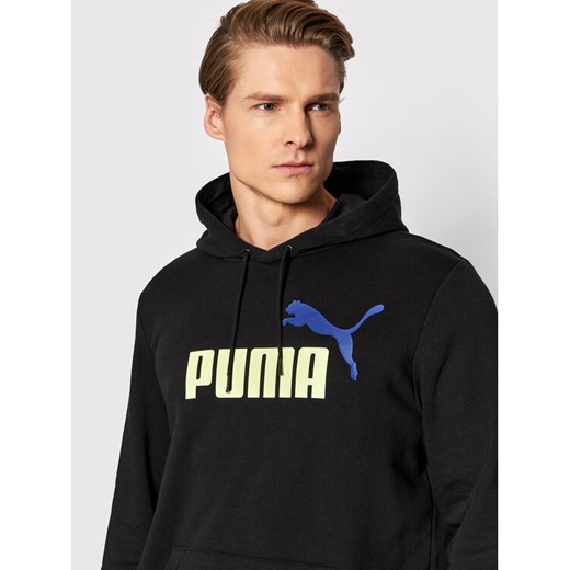 Puma Bluza Big Logo 586765 Czarny Regular Fit Puma XXL okazja MODIVO