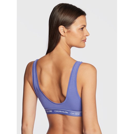 Calvin Klein Underwear Biustonosz top 000QF6502E Niebieski Calvin Klein Underwear S wyprzedaż MODIVO