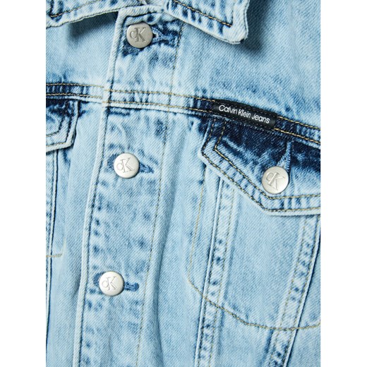 Calvin Klein Jeans Sukienka jeansowa IG0IG01422 Niebieski Regular Fit 8Y promocyjna cena MODIVO