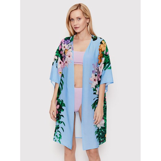 Desigual Kimono Amelia 22SWMW13 Kolorowy Relaxed Fit Desigual L okazyjna cena MODIVO