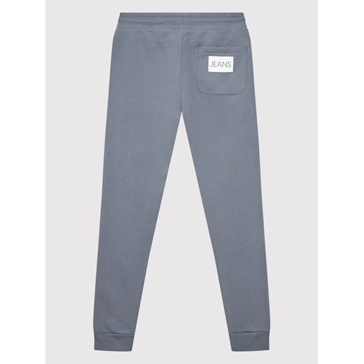 Calvin Klein Jeans Spodnie dresowe Institutional Logo IB0IB00954 Szary Regular 16 MODIVO promocyjna cena