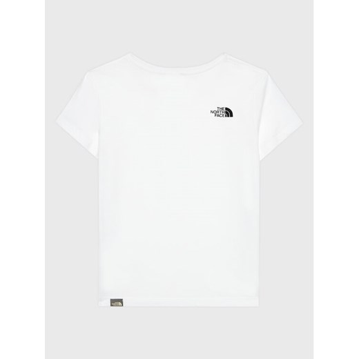 The North Face T-Shirt Simple Dome NF0A7X5G Biały Regular Fit The North Face L okazja MODIVO