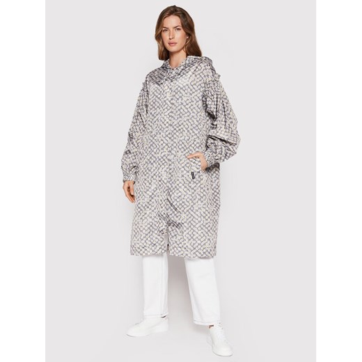 KARL LAGERFELD Kurtka przejściowa Printed 221W1502 Szary Relaxed Fit Karl Lagerfeld XL promocja MODIVO
