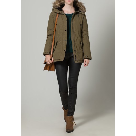 Pepe Jeans OLIMPIA Kurtka zimowa dark khaki zalando zielony odpinane