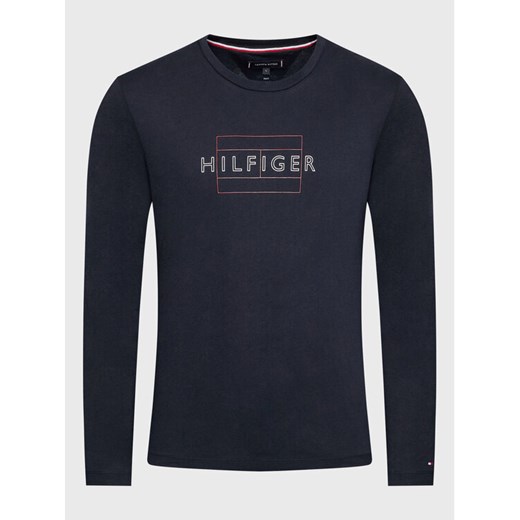Tommy Hilfiger Longsleeve Linear Flag MW0MW25670 Granatowy Slim Fit Tommy Hilfiger XL wyprzedaż MODIVO