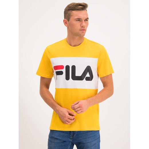 Fila T-Shirt 681244 Żółty Regular Fit Fila XXL okazja MODIVO