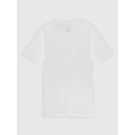 Timberland T-Shirt T25S83 D Biały Regular Fit Timberland 14Y MODIVO wyprzedaż