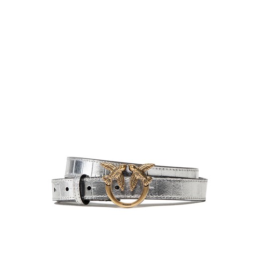 Pinko Pasek Damski Brevis H2 Belt 1H2140 A03I Srebrny Pinko M MODIVO wyprzedaż