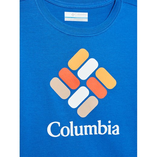 Columbia T-Shirt Valley Creek 1989781 Niebieski Regular Fit Columbia XL MODIVO