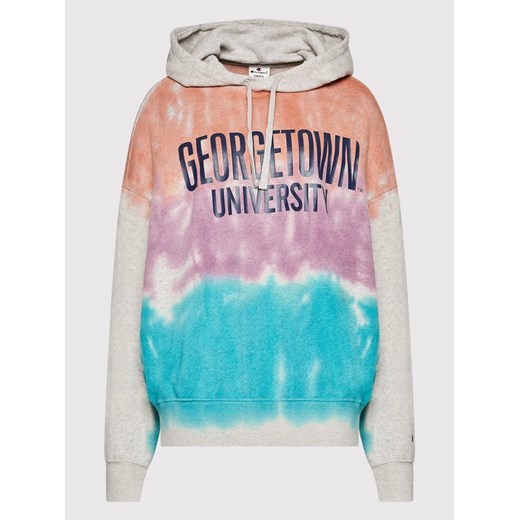 Champion Bluza Tie-Dye University Logo 115223 Kolorowy Oversize Champion S promocja MODIVO