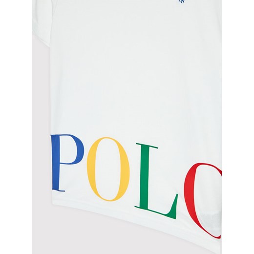 Polo Ralph Lauren T-Shirt 323865609001 Biały Regular Fit Polo Ralph Lauren 128 promocja MODIVO