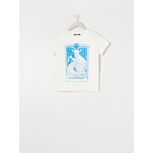 Sinsay - Koszulka Koziorożec - Biały Sinsay L Sinsay