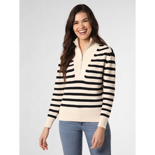 Marie Lund Sweter damski Kobiety Bawełna écru w paski Marie Lund XS vangraaf