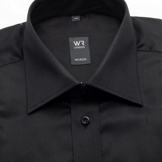 Koszula WR London (wzrost 176/182) willsoor-sklep-internetowy czarny Koszule na spinki męskie