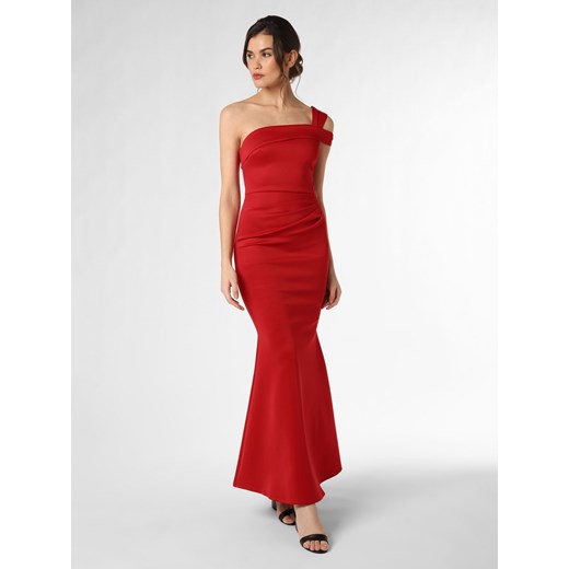 Lipsy Damska sukienka wieczorowa Kobiety czerwony jednolity ze sklepu vangraaf w kategorii Sukienki - zdjęcie 150585975