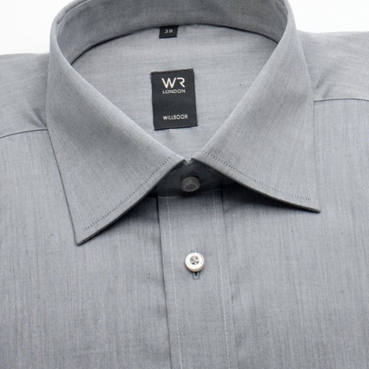 Koszula WR London (wzrost 188/194) willsoor-sklep-internetowy szary Koszule na spinki męskie
