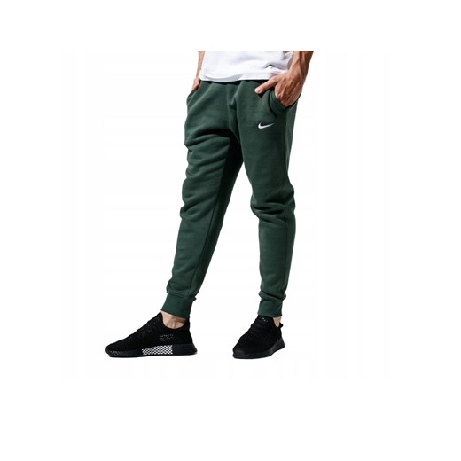 Męskie spodnie dresowe Nike Sportswear Club zielone 826431-337 ansport.pl Nike M ansport promocyjna cena