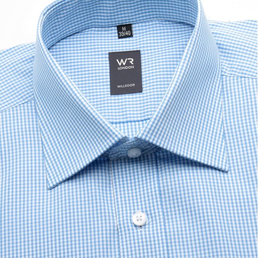 Koszula WR London (wzrost 176/182) taliowana willsoor-sklep-internetowy niebieski spinki
