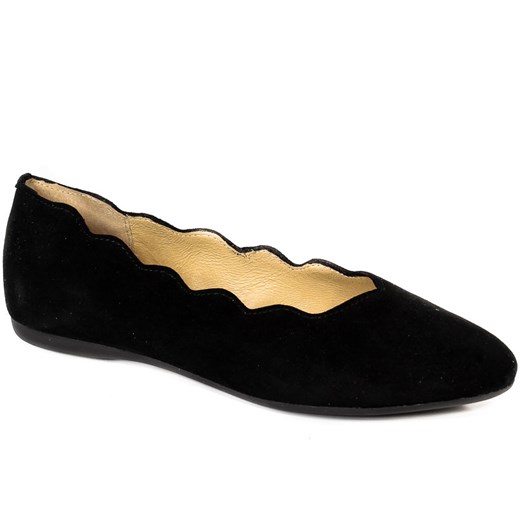 Baleriny Lan-Kars H22003-1-Z Czarny Zamsz 40 EuroButy.com.pl okazja