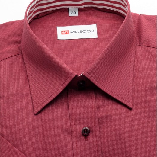 Koszula WR Classic (wzrost 176/182) z krótkim rękawem willsoor-sklep-internetowy czerwony klasyczny