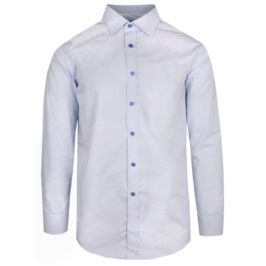 Koszula Wizytowa Wólczanka - Błękitna - Slim KSDWKOWWLCNwo5380sl ze sklepu JegoSzafa.pl w kategorii Koszule męskie - zdjęcie 150629767