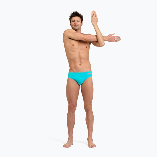 Slipy kąpielowe męskie arena Team Swim Briefs Solid niebiesko-pomarańczowe Arena 65 sportano.pl promocja