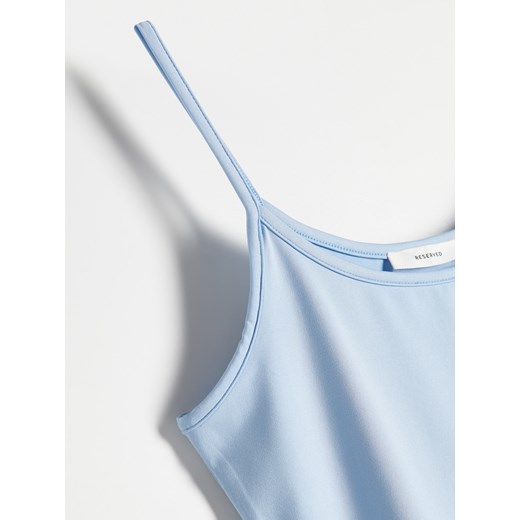Reserved - Top slim fit - Niebieski Reserved L Reserved