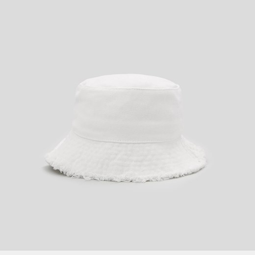 Sinsay - Kapelusz bucket hat - Kremowy Sinsay Jeden rozmiar promocyjna cena Sinsay