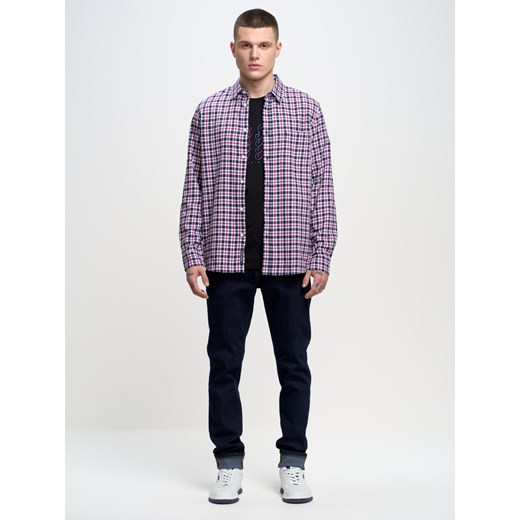 Spodnie chinosy jeans męskie granatowe Logan 784 W32 L32 Big Star