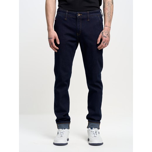 Spodnie chinosy jeans męskie granatowe Logan 784 W33 L32 Big Star