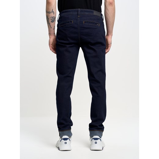 Spodnie chinosy jeans męskie granatowe Logan 784 W31 L32 Big Star