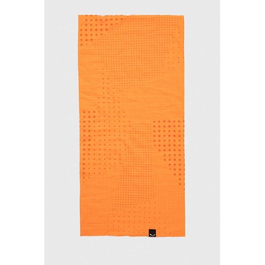 Salewa komin Icono Fluo kolor pomarańczowy wzorzysty ONE ANSWEAR.com
