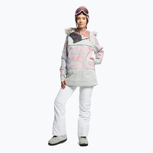 Kurtka snowboardowa damska ROXY Chloe Kim Overhead fioletowo-różowa ERJTJ03390 L sportano.pl promocja