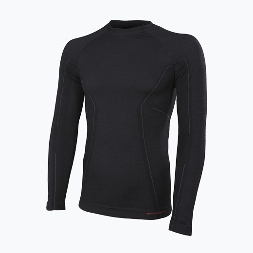 Koszulka termoaktywna męska Brubeck Active Wool 9935 czarna LS12820 L sportano.pl