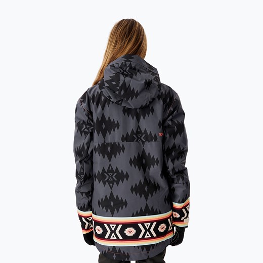 Kurtka snowboardowa damska Rip Curl Rider Anorak szaro-czarna 002WOU 90 Rip Curl M wyprzedaż sportano.pl