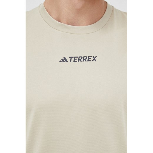 adidas TERREX t-shirt sportowy Multi HM4045 kolor beżowy gładki M ANSWEAR.com