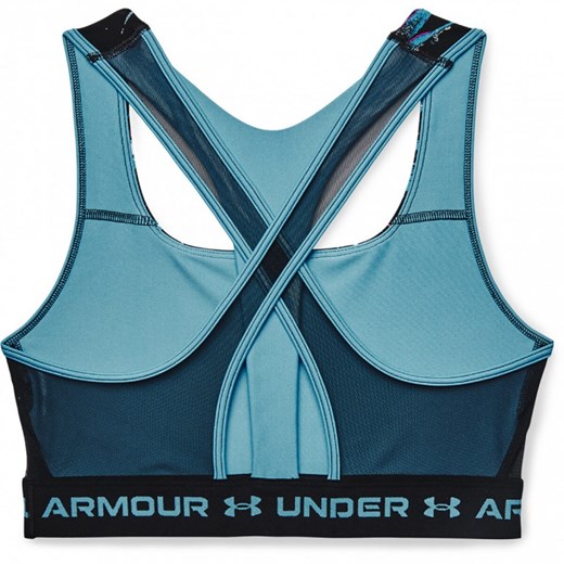 Biustonosz treningowy UNDER ARMOUR UA Crossbk Mid Q4 Blue Hr Under Armour S Sportstylestory.com