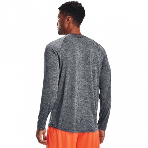 Męski longsleeve treningowy UNDER ARMOUR Tech 2.0 LS - szary ze sklepu Sportstylestory.com w kategorii T-shirty męskie - zdjęcie 150733879