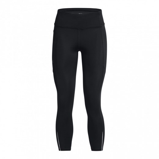 Damskie legginsy do biegania Under Armour UA Launch Ankle Tights - czarne ze sklepu Sportstylestory.com w kategorii Spodnie damskie - zdjęcie 150734299