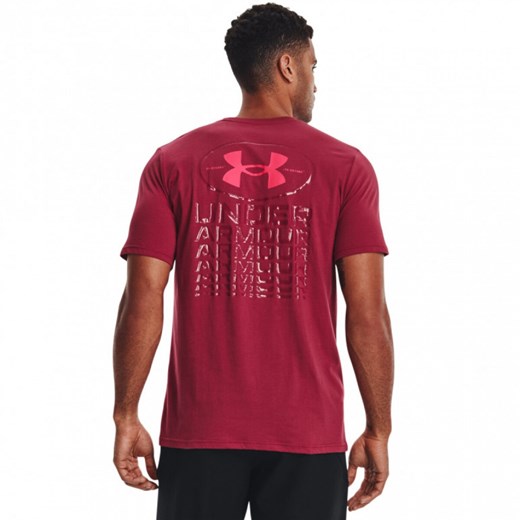 Męski t-shirt z nadrukiem UNDER ARMOUR UA ARMOUR REPEAT SS Under Armour XS okazja Sportstylestory.com