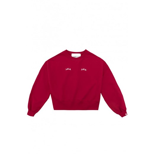 Damska bluza dresowa nierozpinana bez kaptura PLNY LALA Naive Red Apple XS promocyjna cena Sportstylestory.com