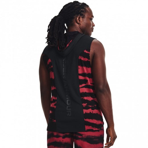 Męski top do koszykówki z kapturem UA BASELINE TANK HOODIE Under Armour S Sportstylestory.com