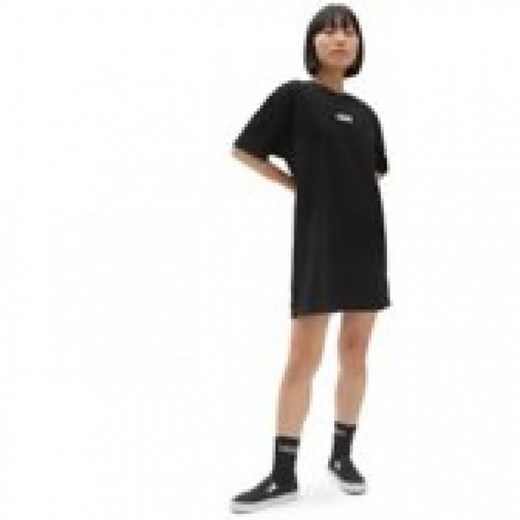 Damska sukienka shirtowa z krótkim rękawem VANS CENTER VEE TEE DR Vans L okazyjna cena Sportstylestory.com