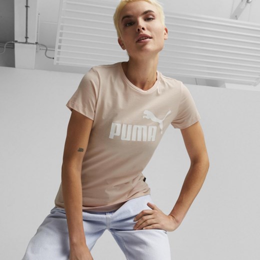 Damski t-shirt z nadrukiem PUMA ESS LOGO TEE Puma XS okazyjna cena Sportstylestory.com