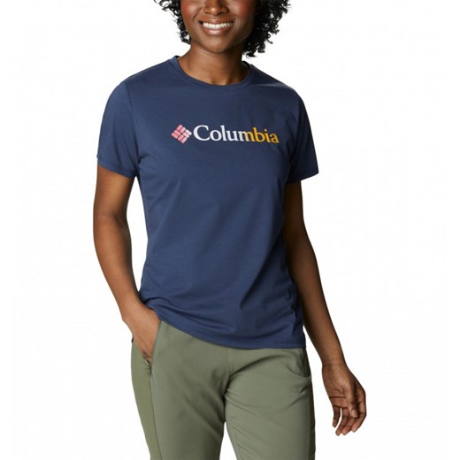 Damski t-shirt treningowy z nadrukiem COLUMBIA Sun TrekSS Graphic Tee Columbia M promocja Sportstylestory.com