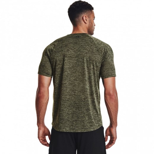 Męska koszulka treningowa UNDER ARMOUR Tech 2.0 SS Tee - oliwkowa/khaki ze sklepu Sportstylestory.com w kategorii T-shirty męskie - zdjęcie 150752769