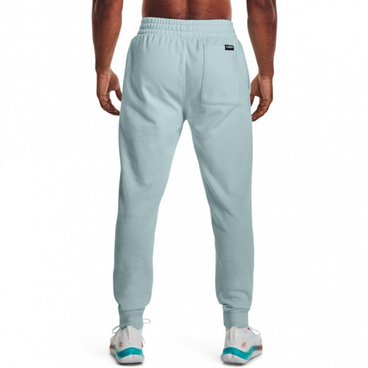 Męskie spodnie dresowe Under Armour Curry Fleece Sweatpants - niebieskie Under Armour XS Sportstylestory.com okazja