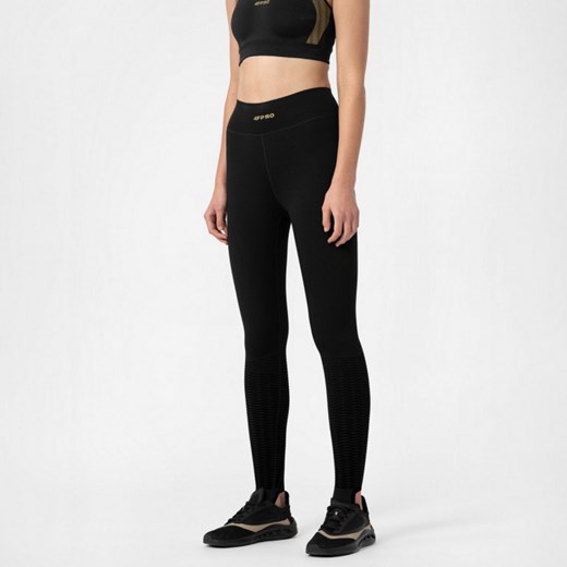 Damskie legginsy treningowe 4F 4FSS22TFTIF130 - czarne S Sportstylestory.com